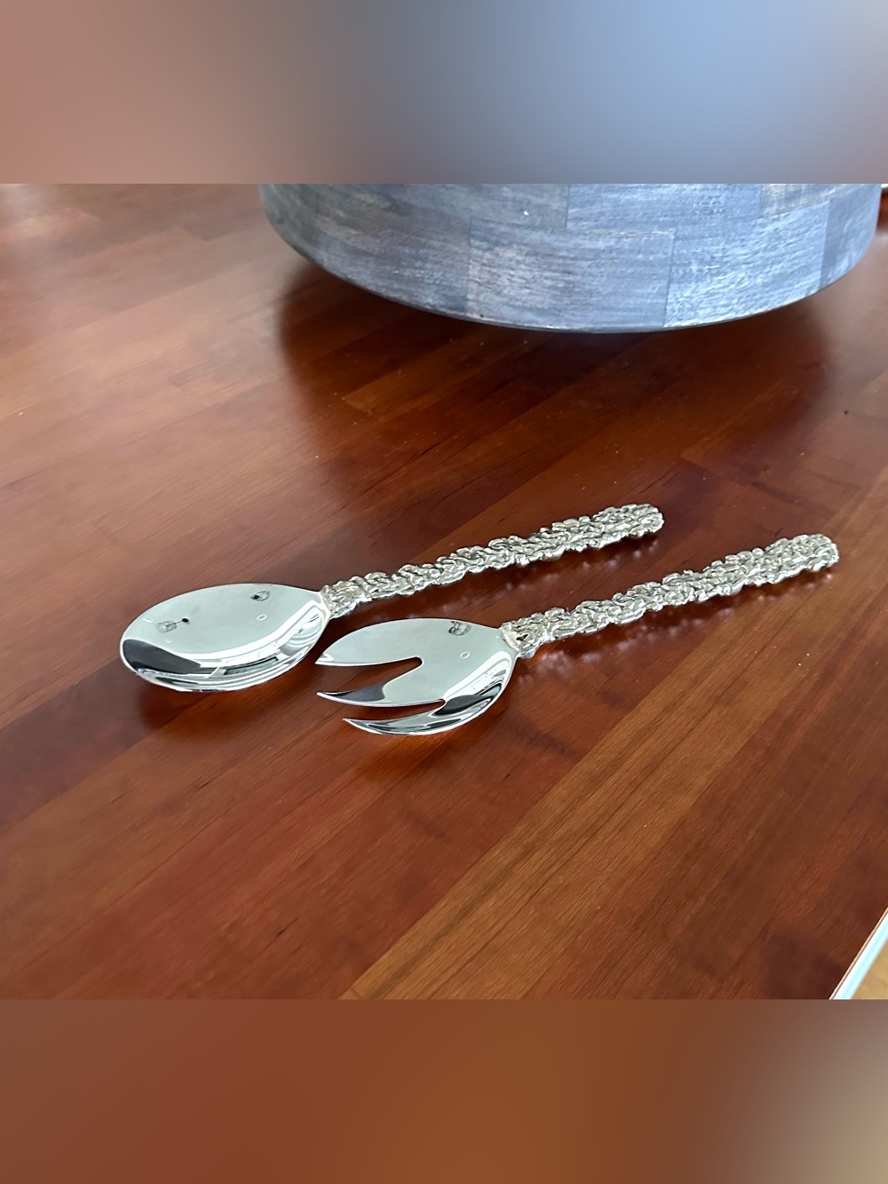 Michael Aram Salad Service Set Large Serving Spoon and Serving Fork - Picture 11 of 12